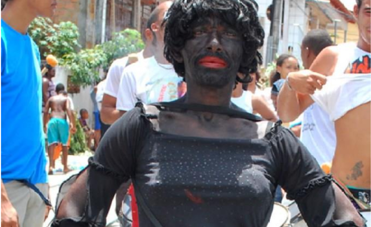 Personagem Nega Maluca, criada por um cidadão de São Francisco do Conde.